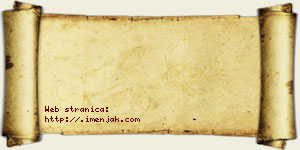 Jelisavka Veljković vizit kartica